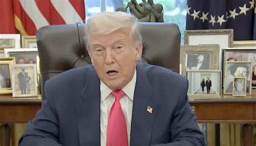 'We're going to make it stronger': Trump resorts to outright lies, claims he's strengthening Social Security during remarks in the Oval Office