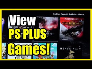How to Add PS Plus Games to Library Each Month on PS5 Console (Fast Tutorial)