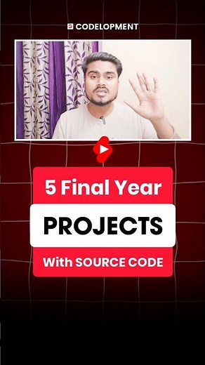 5 latest projects for CSE final year students! .................. #shorts #coding #programming