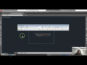 Typing text in model and paper space - AutoCad