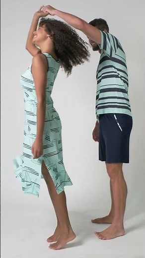 Casal combinando com conforto 💙 Pijamas Podiun Vento Livre