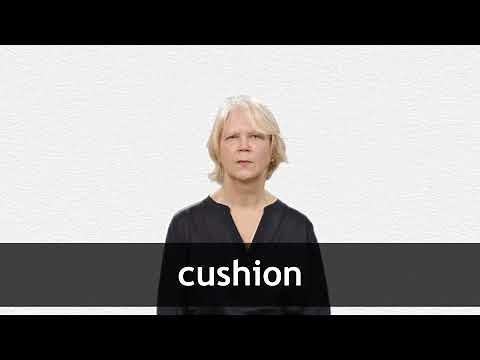 How to pronounce CUSHION in American English