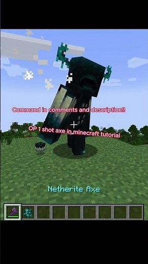Op minecraft 1 shot axe tutorial