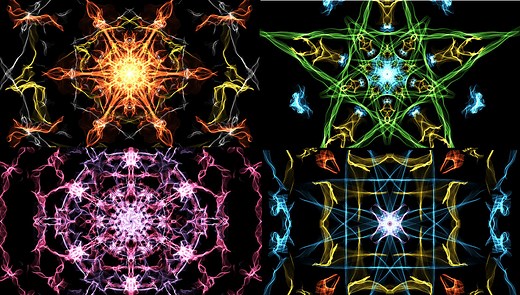 I tried using "Silk" which can be drawn by a simple operation just to move the cursor with a fantastic and beautiful pattern