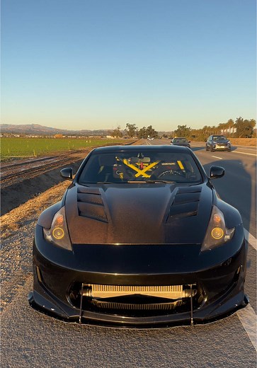 View was too good, I had to pull over. #370z #twinturbo #vq #carsoftiktok #boosted #vqfamily #nissan #350z #bigturbo #racecar