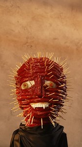 6.1K views · 24 reactions |  Meat Head on the menu this Halloween! Pinhead who?  #halloween2023 #Halloweenispo #halloweenrecipe #halloweenideas | Cooking Panda | Facebook