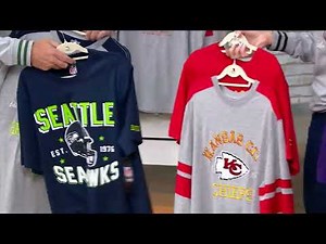 NFL Officially Licensed Short & Long Sleeve T-Shirt Set on QVC