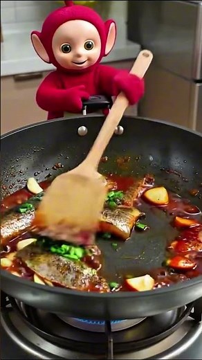 The funny Teletubbies really enjoy making yummy food! #teletubbies #funforkids #animasilucu