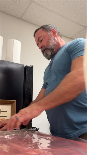 Behind the scenes process: shrink wrap using biodegradable material. #bearsoapco #shopsmall #handmadesoap #ecofriendly | BEAR SOAP Company