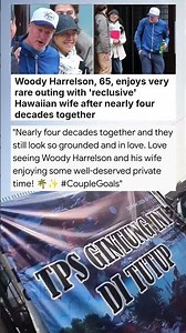 Woody Harrelson, 65, enjoys very rare outing with 'reclusive' Hawaiian wife after ... #celebrity