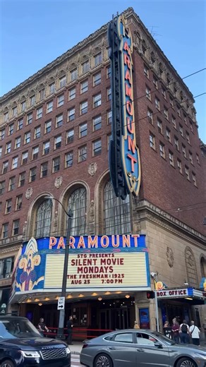 1.2K views · 15 reactions | Just in time for back to school szn, we went back in time to 1925 and off to college with Harold Lamb in Harold Lloyd’s silent film “The Freshman” for Silent Movie Monday!  Our next Silent Movie Monday is the rescheduled screening of “The Last Laugh” on Monday, Sept. 29!  | Paramount Theatre | Facebook
