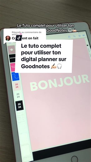 Tuto complet digital planner sur GoodNotes