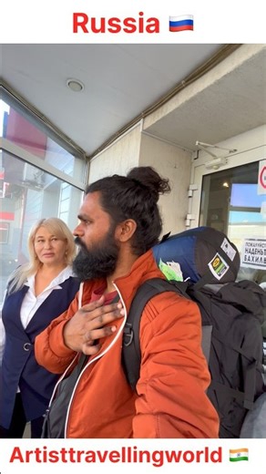 Hostel manager is so helpful 🇷🇺. #ytshorts #travel #shortvideo #travelvlog #tr #reels