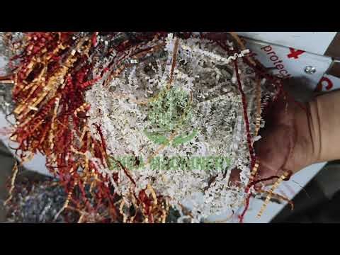 Paper shredding machine