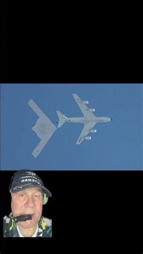 US Air Force B 21 Air Refueling Flight Test for the First Time