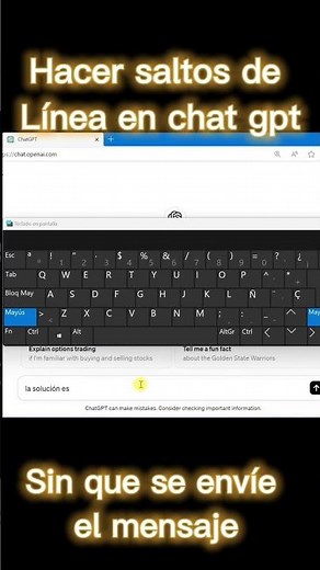 Saltos de línea en ChatGPT