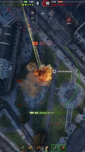 spg tier VII get 500 dameg to heavy tank??? what a shoot😌👌 #capcut #wot #gaming #worldoftanks #spg