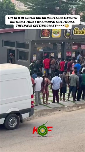 Check Check CEO Hosts Birthday Celebration with Free Food