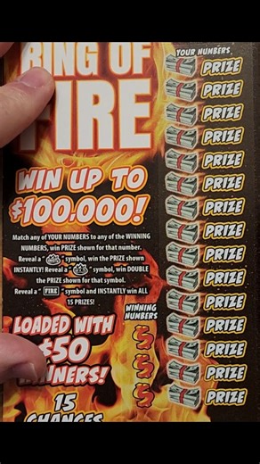 6.7K views · 116 reactions | SEVERAL MATCHES!  Ring of Fire Lottery Scratch Off Ticket!  Scratching Lottery Wins! Subscribe for Daily Content and Visit My Channel to see more Winners #cyclonickwf #Kentucky #kentuckylottery #lottery #winner #winning #Cash #money #lotterywinner #matches #Nice #nicewin #profit #ring #fire | Cyclonickwf | Facebook