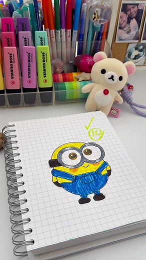 Cómo dibujar MINIONS! Fácil y rápido #minions #humor #aprendeadibujar #dibujosfaciles #arte