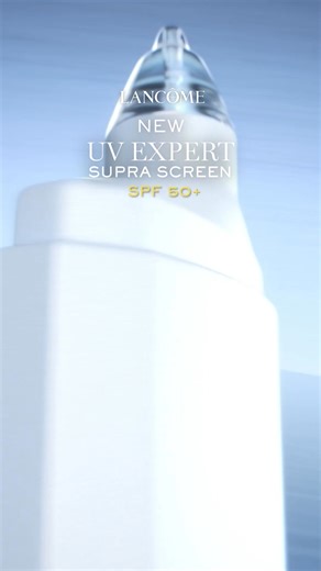 New Lancôme UV Expert Supra Screen SPF 50+: Anti-aging serum efficacy in a sunscreen | Lancôme | Facebook