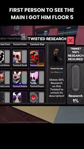 DANDYS WORLD UPDATE TWISTED MAIN GOURDY ON FLOOR 5 #dandysworld #roblox #dandysworldhalloween