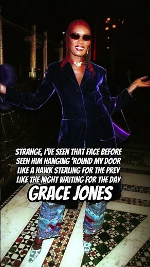 I've Seen That Face Before #gracejones #80smusic