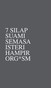 2.2M views · 4.4K reactions | Tips: Bila isteri dah betul2 nak sampai penamat, jangan tukar apa2. Jangan tukar posisi, pressure, kelajuan, tapi sebaliknya teruskan je apa yg anda buat. Ini akan buat dia org*sm dgn lebih cepat. | Rahsia Malam | Facebook