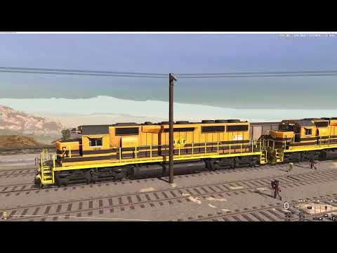 Trainz Railroad Simulator 2022 (TRS22) - EMD SD40-2 - Coal Transport - 4K UHD