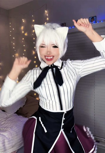im late to using this audio but it fits the cosplay😺 #konekochan #konekocosplay #cosplaydance #highschooldxd #animecosplay