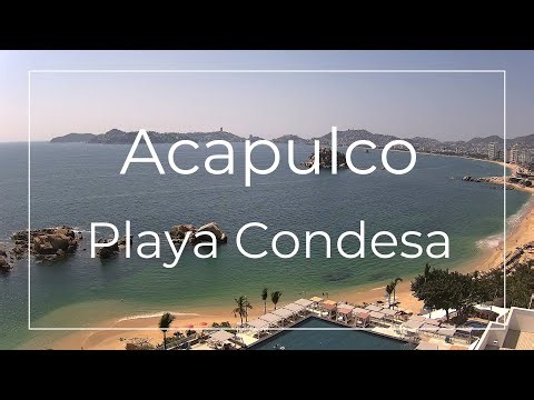 Acapulco, Guerrero En Vivo | Vista Panorámica de Playa Condesa