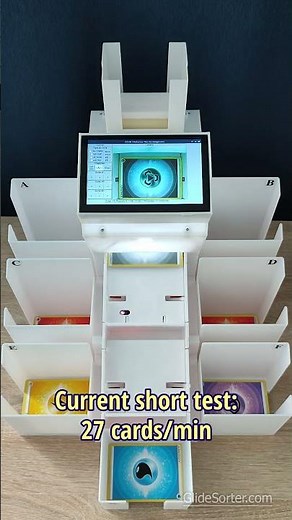 Pokémon cards sorted automatically? Meet the GlideSorter prototype [early hardware test]..