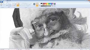 MS Paint-Skills: Weihnachtsmann