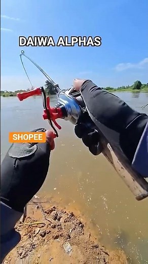 Stream Fishing with daiwa alphas modified #daiwa #daiwaalphas #fishing