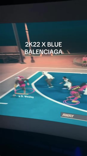 2K22 X BLUE BALENCIAGAS IS TOO TUFF🦍🦍🦍#2k22 #dogout #bluebalenciaga #mods #fyp