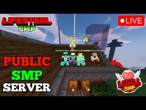 How to Join lifesteal Public Smp Server For Minecraft 🙀 | 24/7 Online | Java + Pe | Cracked 1.21
