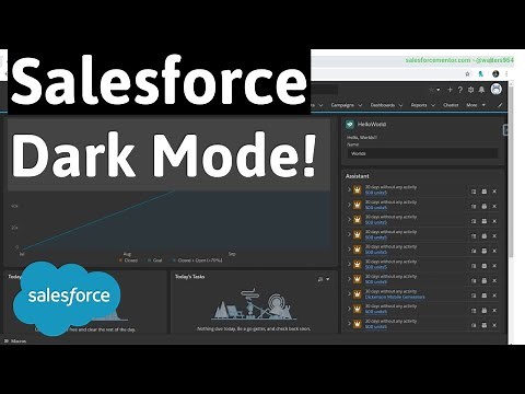 How to Enable Dark Mode for Salesforce Lightning Experience