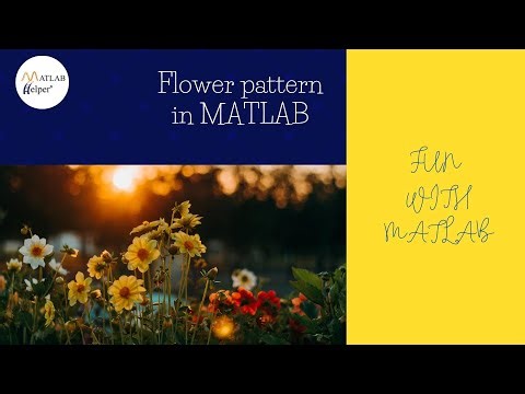 Flower pattern in MATLAB | #FunWithMATLAB | @MATLABHelper