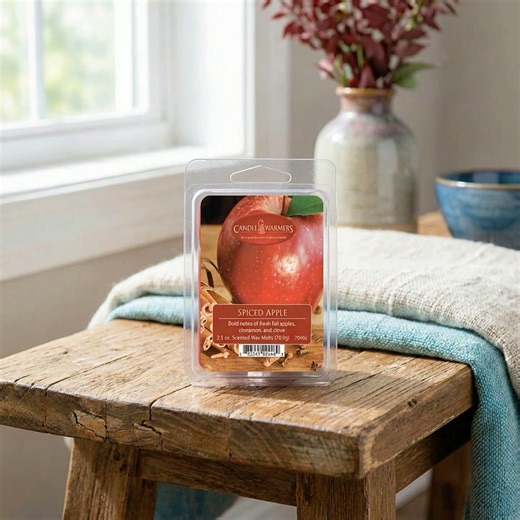 Spiced Apple wax melts = holiday smell EVERY day 🍎✨ Plug in… melt down… bliss 😍🤍 | Candle Warmers Australia