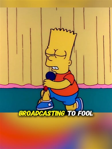 Bart Falls into the Well in The Simpsons