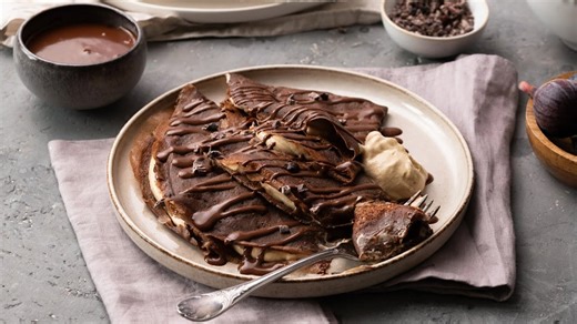 Caffe mocha crepes recipe