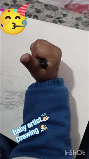 my baby first art ❤️👼🏻 drawing 🧑🏻‍🎨👼🏻#shorts #babyart #drawing #baby #love #shortsfeed #trending