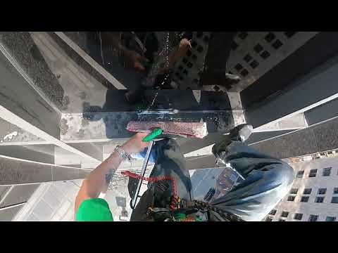 High Rise Rope Access Window Cleaning 🪟