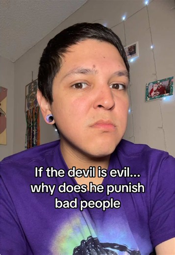 If the devil is evil why does he punish bad people?