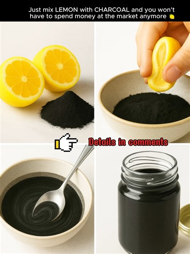 Just mix LEMON with CHARCOAL and you won’t have to spend money at the market anymore 🍋 | Clean Life Hacks