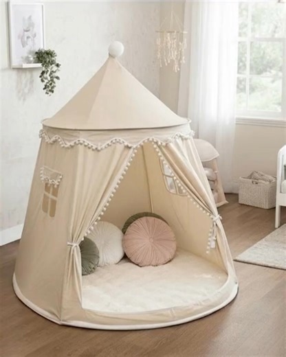 Give your little one a space where imagination feels endless ✨ The Bali Teepee Tent isn’t just decor, it becomes their world: a reading nook, a cozy calm corner, a magical hideaway for big dreams. 🎁 FREE plush play mat or fairy lights with every teepee, this week only. ✨ Pops up in minutes ✨ Neutral design blends beautifully into your home ✨ Encourages calm, independent play Watch their imagination take the lead… while you enjoy a few peaceful minutes to yourself. 🤍 | Little Miss Diva