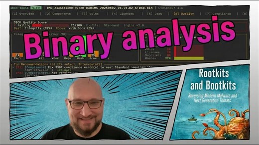 Supply chain security / binary analysis / sbom-tools demo with Alex Matrosov | Teck Wu Ong