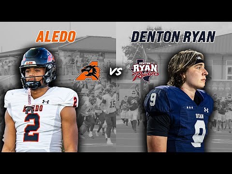 #1 Aledo v #4 Denton Ryan 5A DI GAME OF THE YEAR WILL THE 130 GAME DISTRICT WIN STREAK LAST? #txhsfb