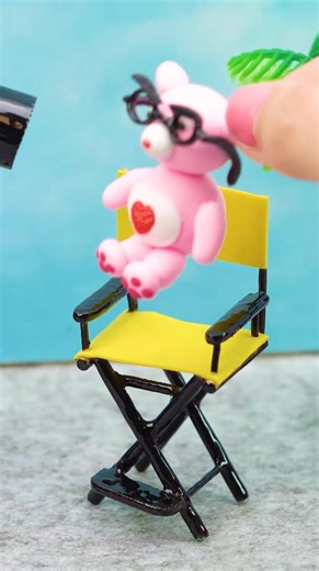DIY mini crazy island chair#tiktok #xuhuong #fyp #viral #hot #cute #easydiy #diyproject #miniature #barbie #chair #trending