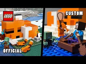 I Built My Own Custom LEGO Minecraft World With Official Sets | Pt. 1